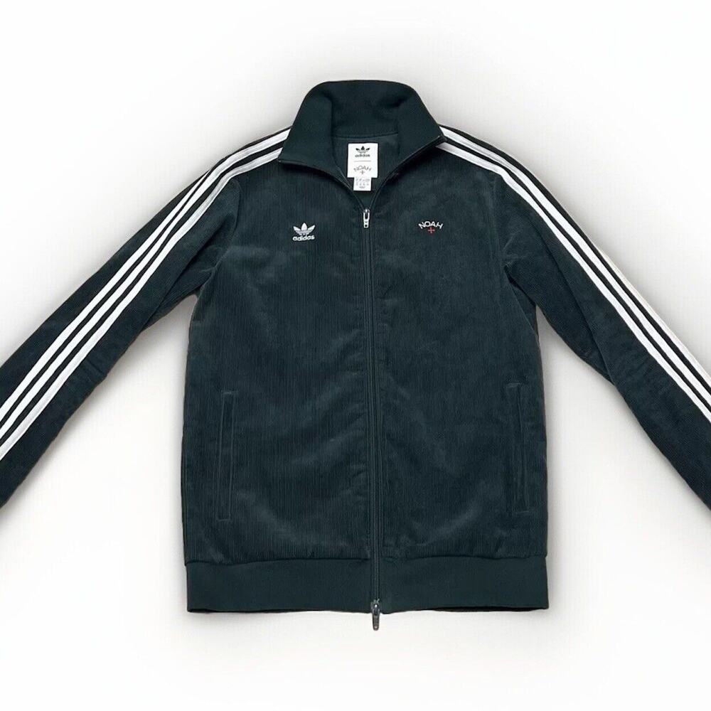 NOAH NY x Adidas Originals Green Corduroy Zip Track Jacket Men’s XS (Fits S) EUC